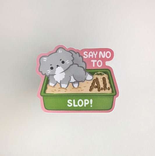 Say No to A.I. Sticker (Matte)