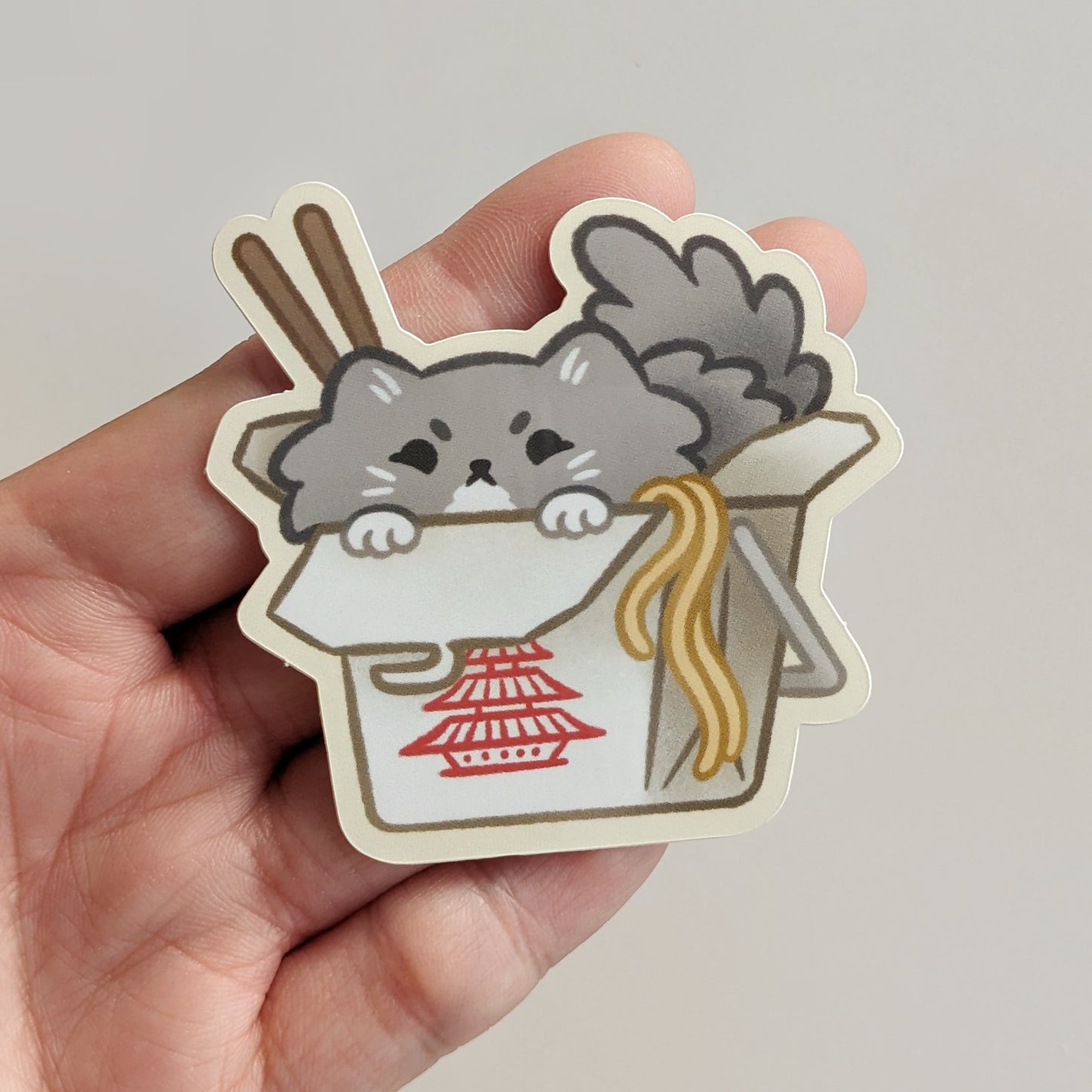 Miyagi Takeout Noodles Sticker (Glossy)