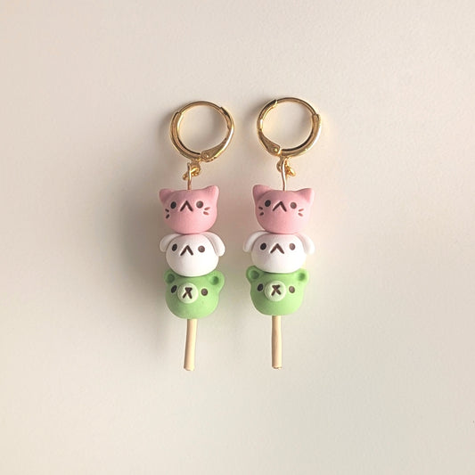 Animal Trio Dango Earrings