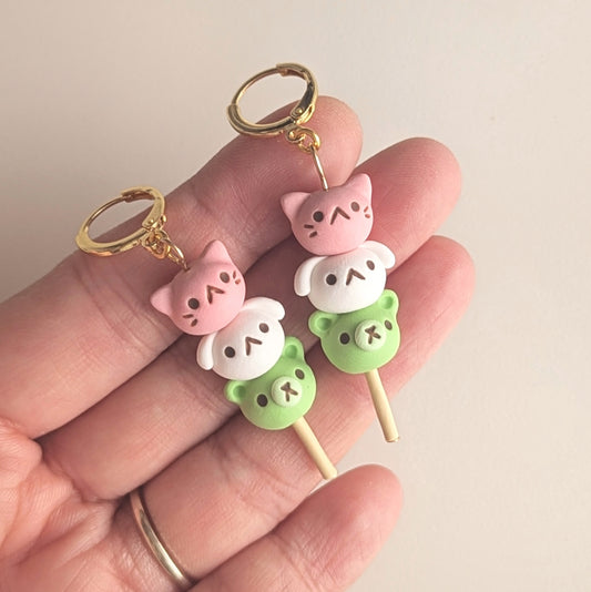 Animal Trio Dango Earrings