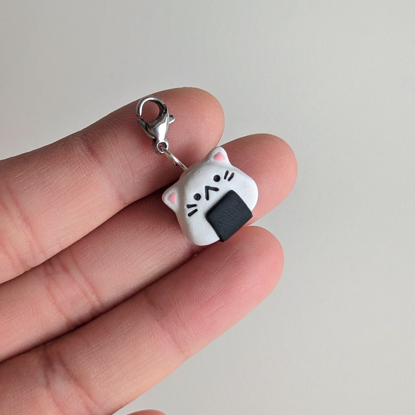 Cat Onigiri Charm