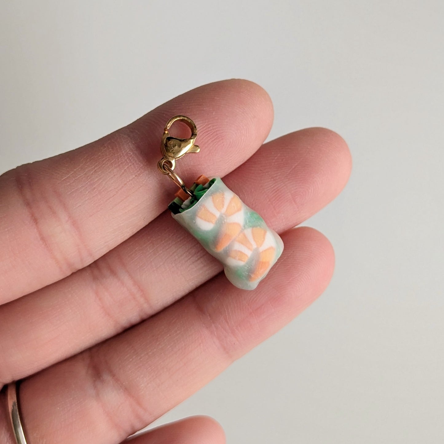 Shrimp Spring Roll Charm
