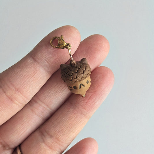 Acorn Cat Charm