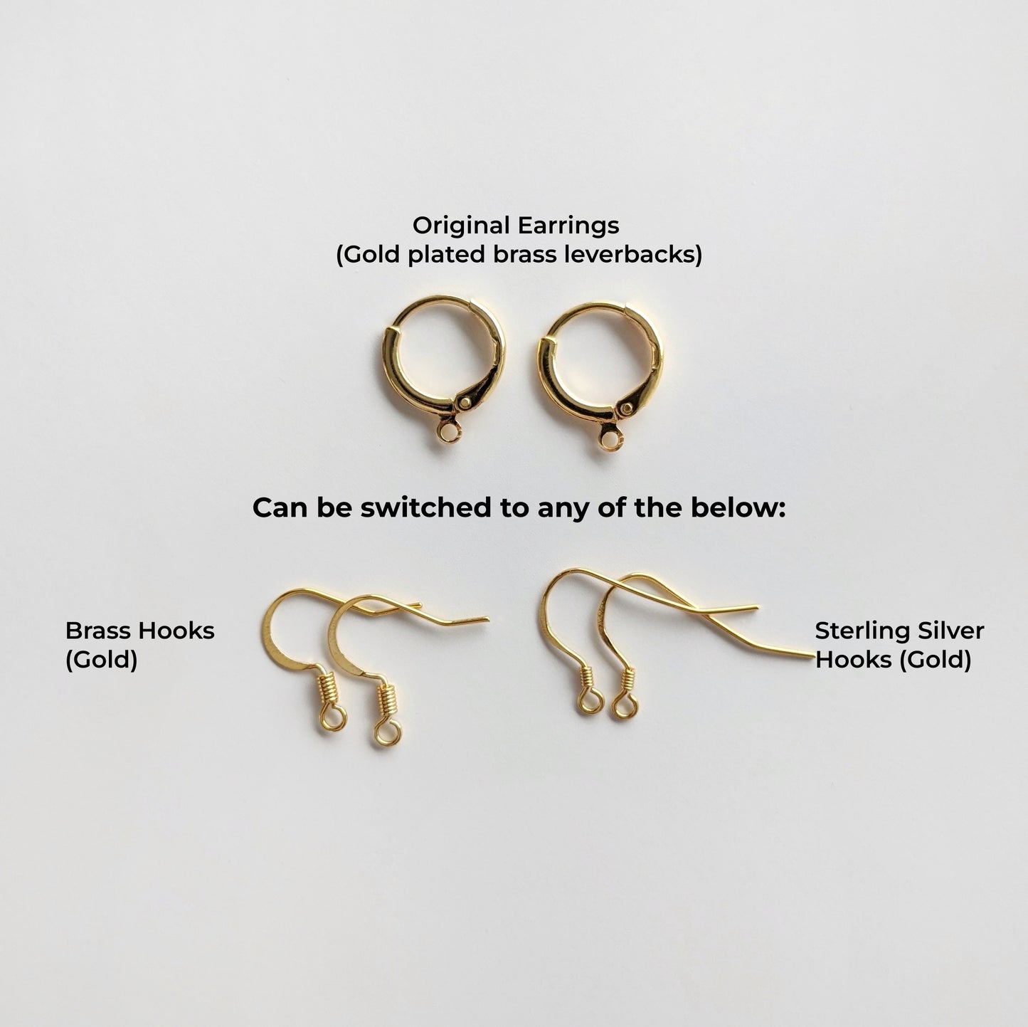 *ADD-ON* Dangle Earring Hardware Upgrade
