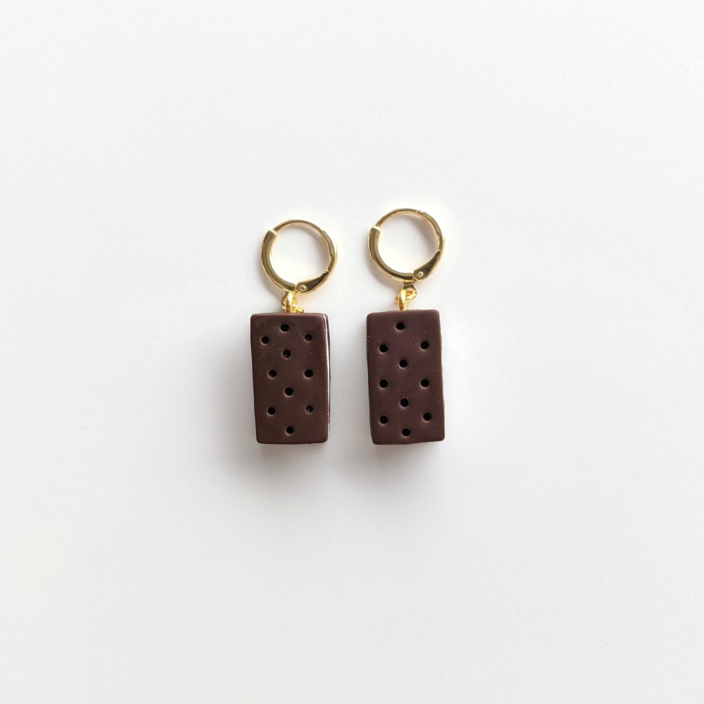 Ice Cream Sandwich Earrings