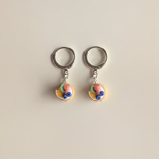 Mini Fruit Tart Earrings