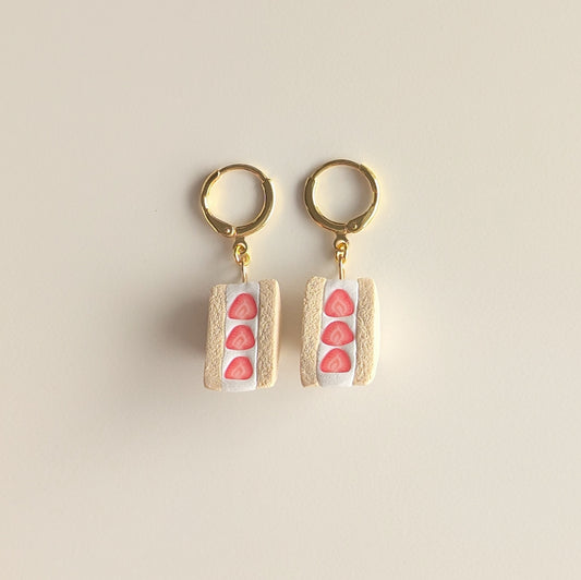 Fruit Sando (Strawberries) Earrings