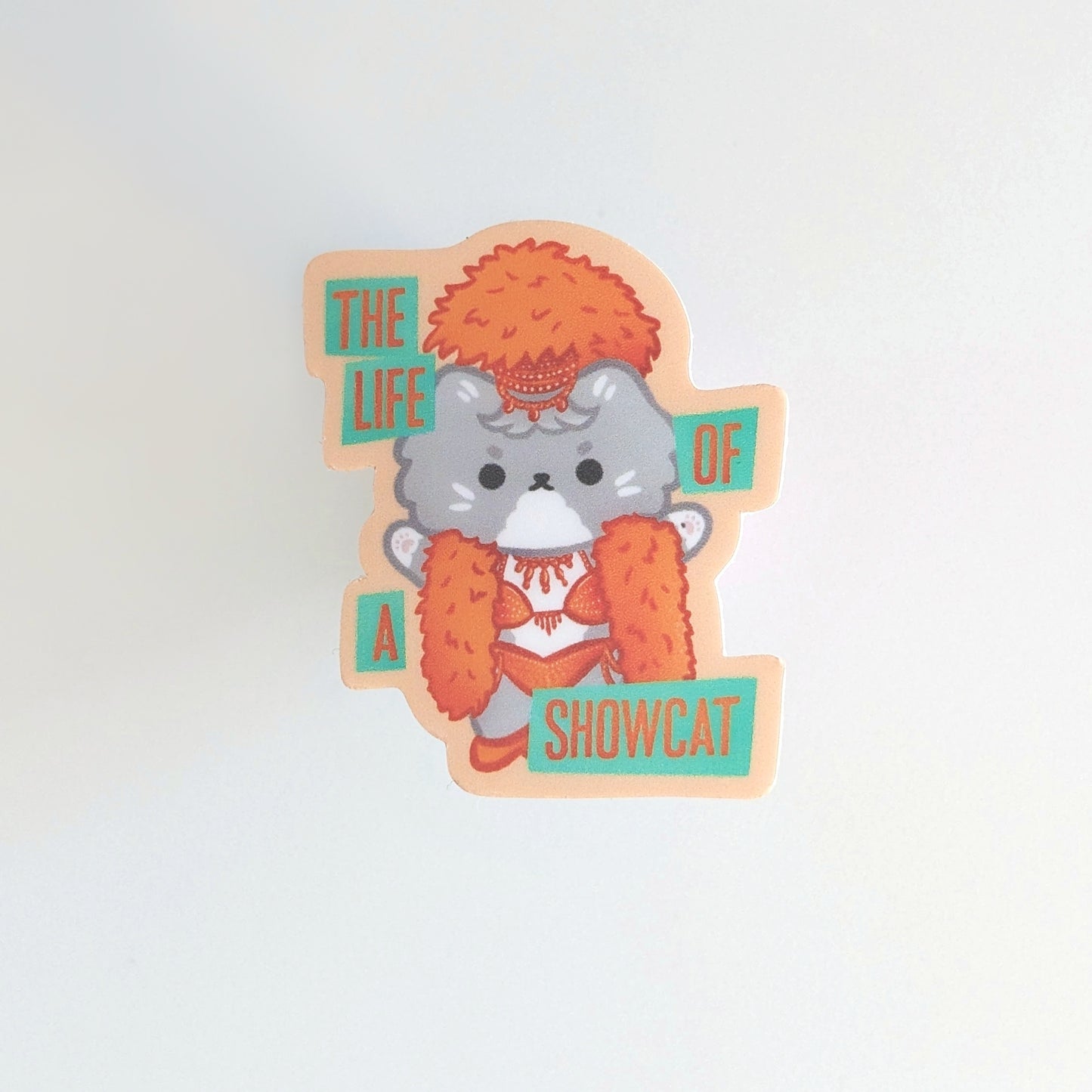 Miyagi Showcat Sticker (Matte)