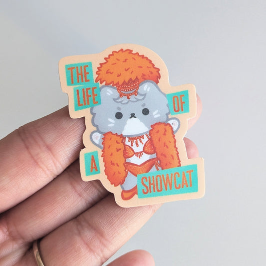 Miyagi Showcat Sticker (Matte)