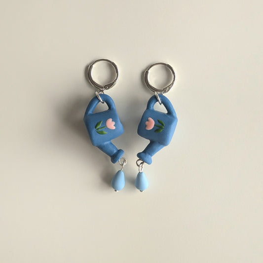 Tulip Watering Can Earrings