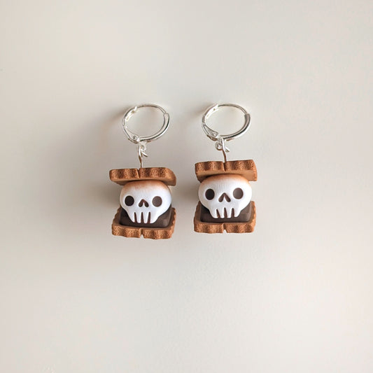 Skull S'Mores Earrings