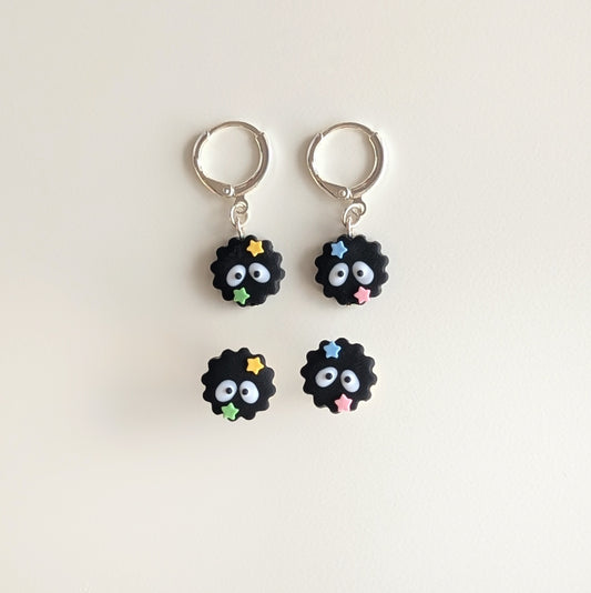 Dusty Star Earrings (Dangle + Studs)