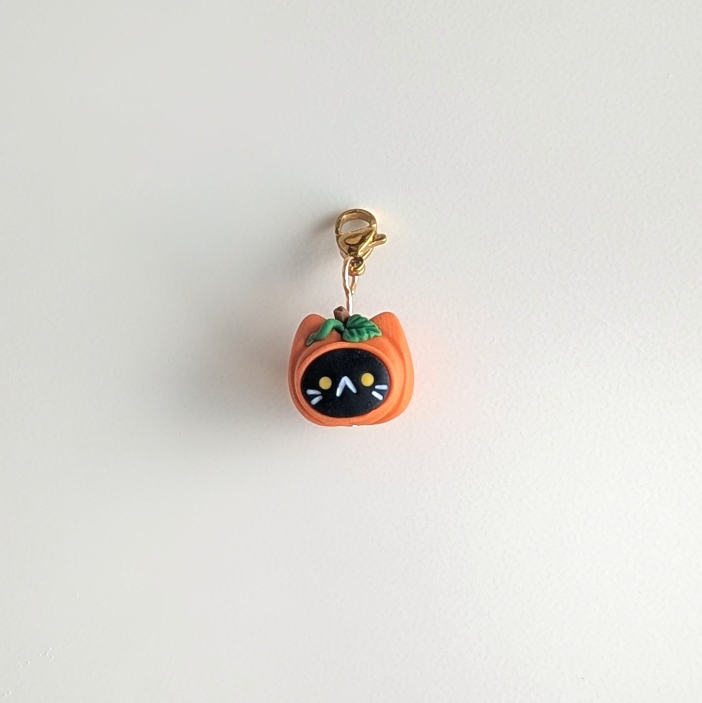 Pumpkin Cat Charm