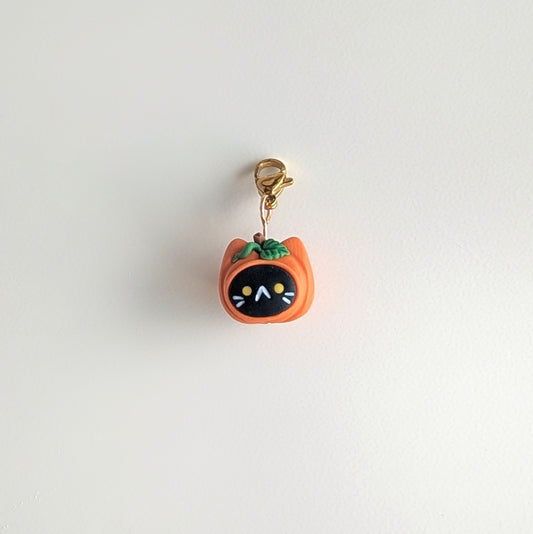 Pumpkin Cat Charm