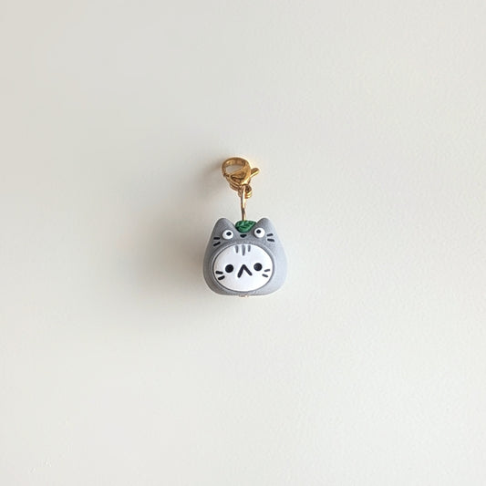 Grey Character Cat Charm