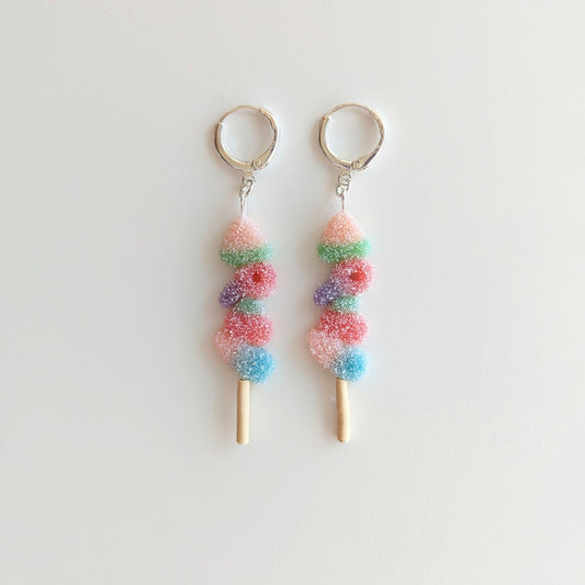 Mini Sour Candy Kebab Earrings