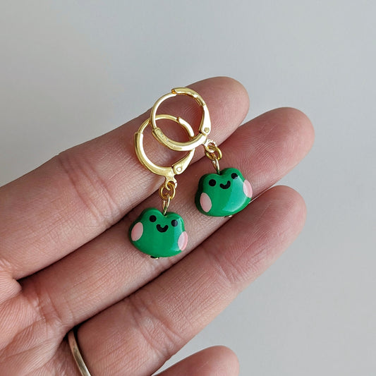 Frog Earrings (Studs and Dangles)