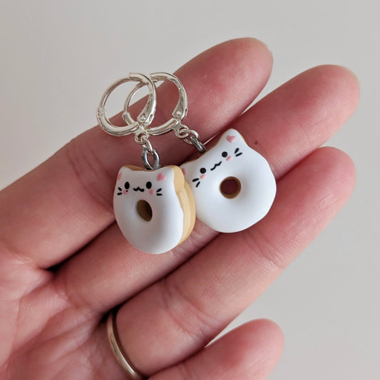 Cat Donut Earrings
