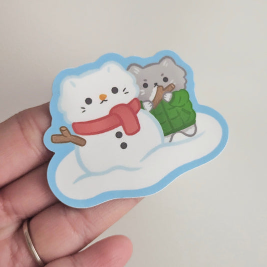 Snowcat Sticker (Matte)