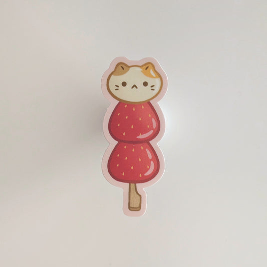 Tanghulu Cat Sticker (Matte)