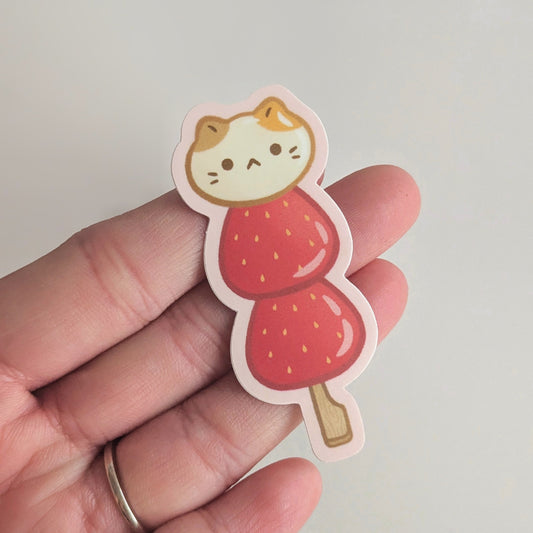 Tanghulu Cat Sticker (Matte)