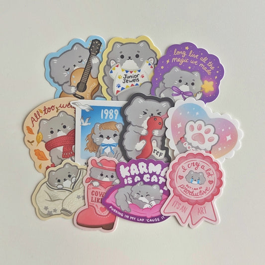 The Miyagi Eras Sticker Pack (11 pcs - Matte)