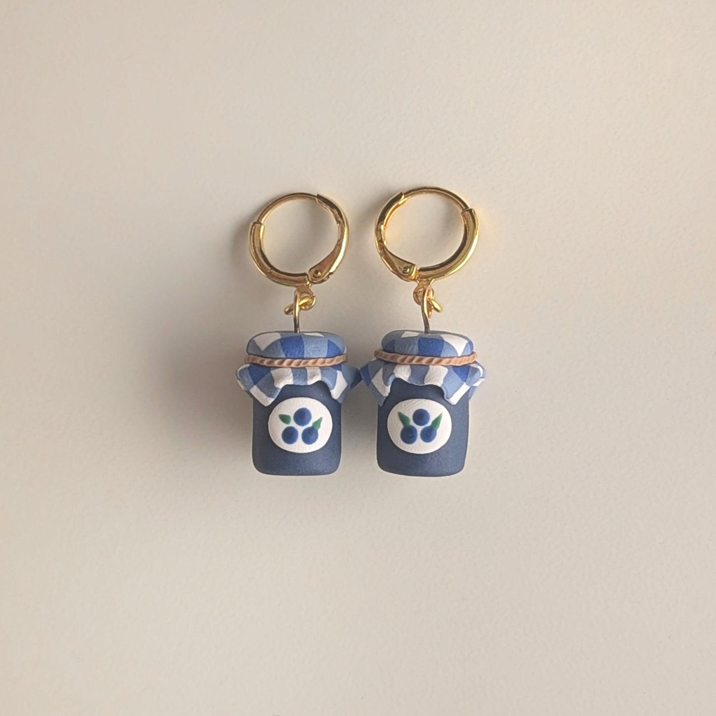 Blueberry Jam Jars Earrings