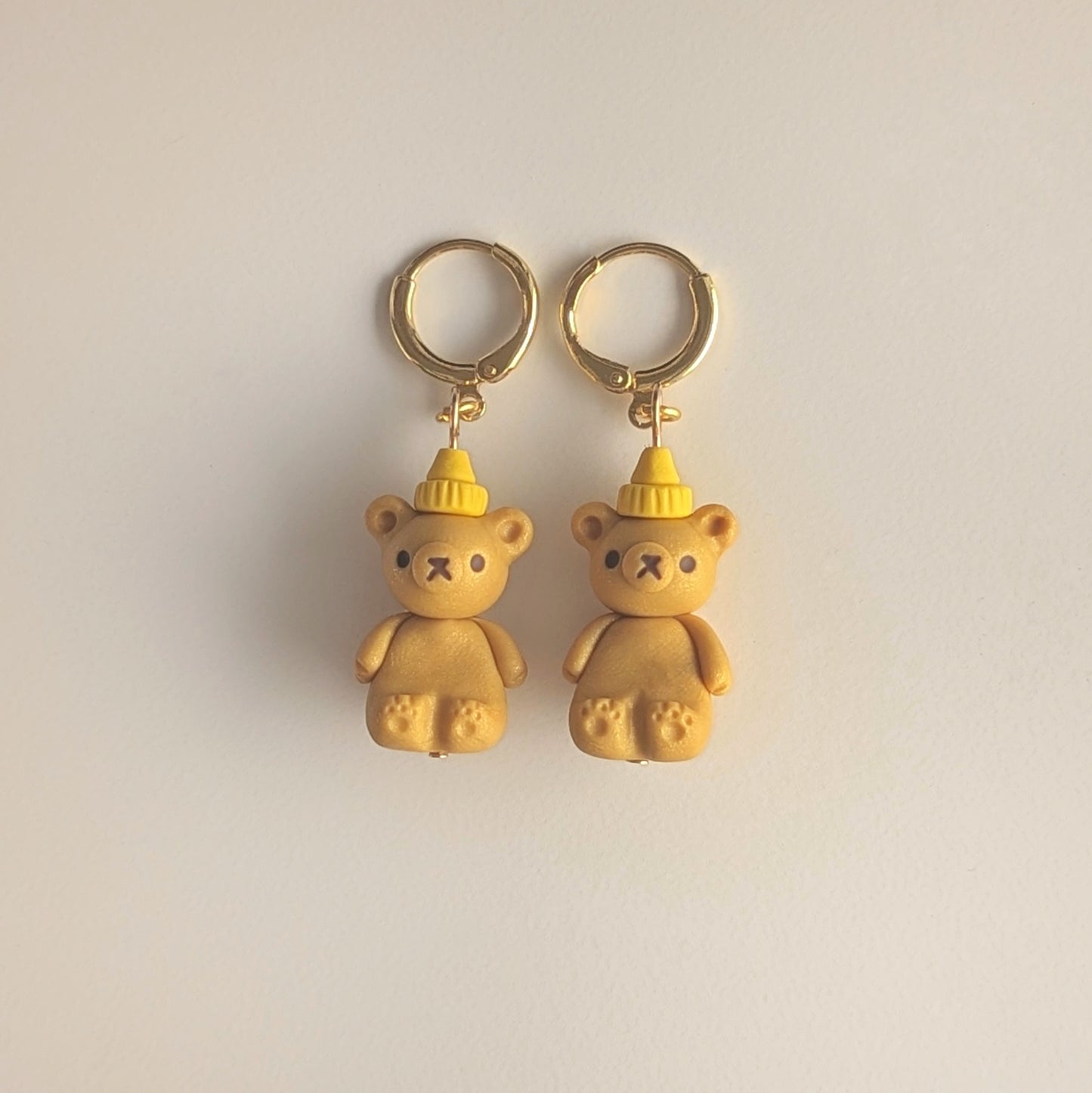 Honey Bear Bottle Earrings