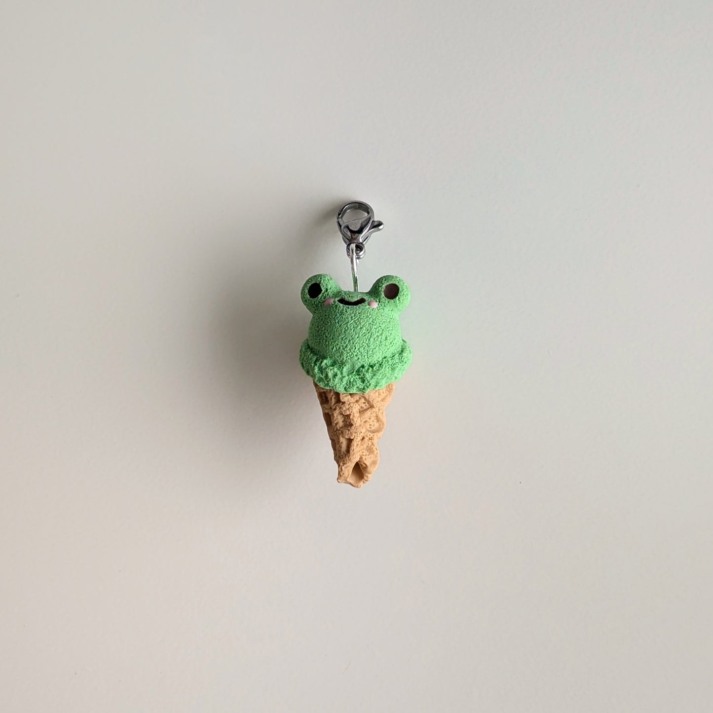 Frog Ice Cream Cone Charm