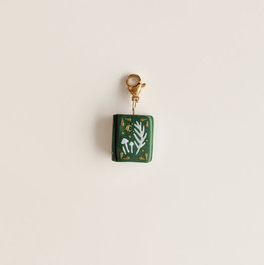 Green Nature Book Charm