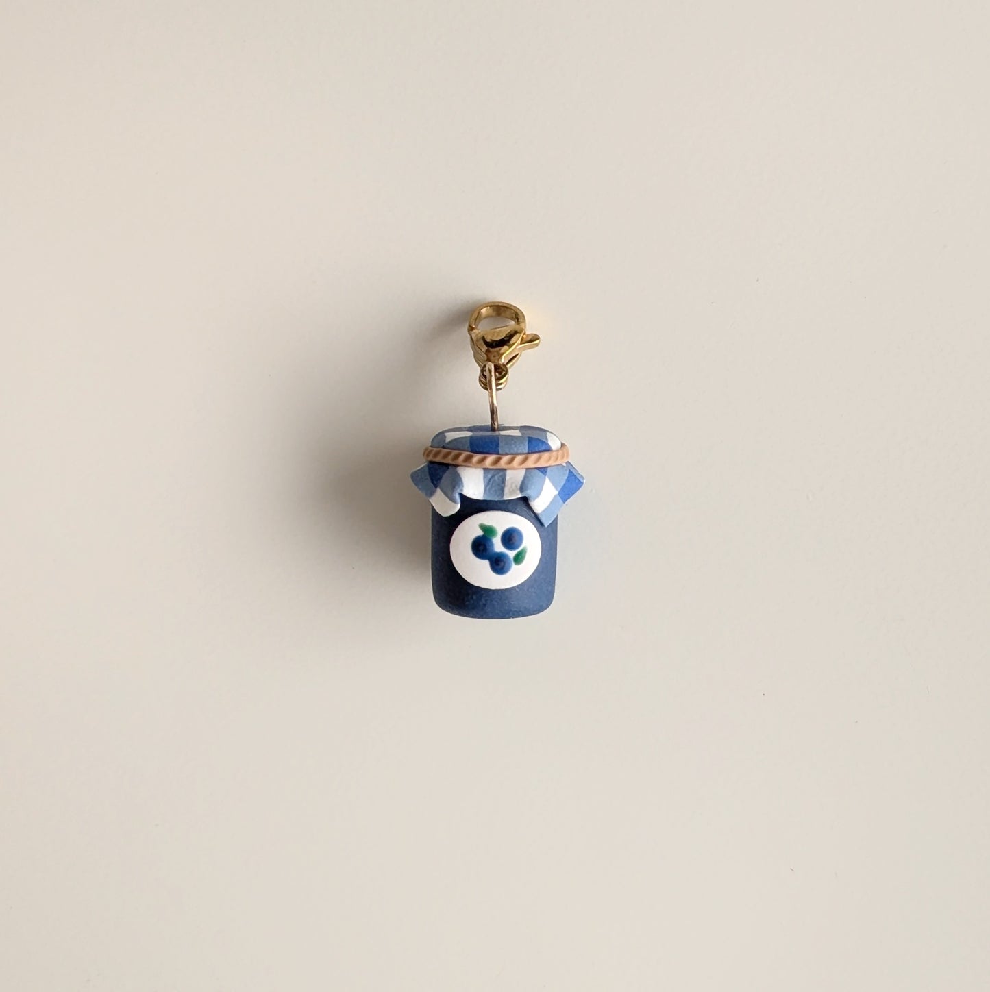 Blueberry Jam Jar Charm