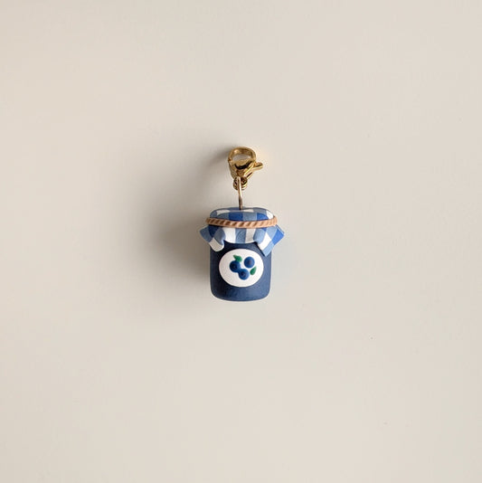 Blueberry Jam Jar Charm