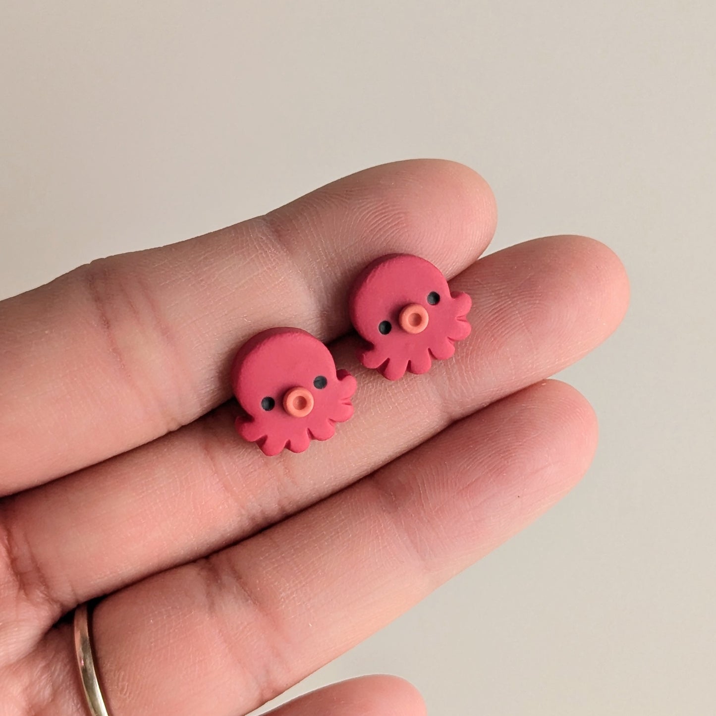Mini Octopus Earrings (Dangle + Studs)