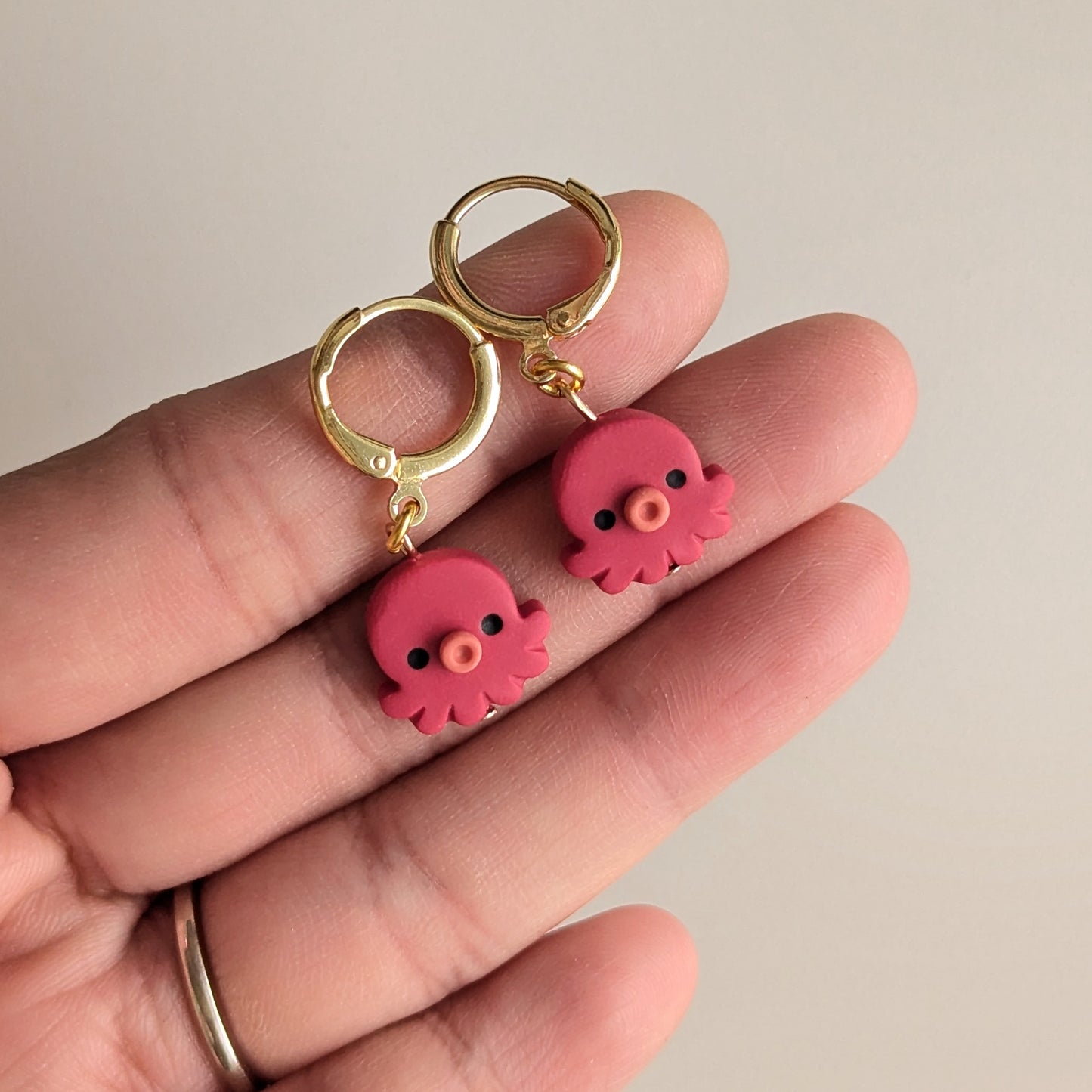 Mini Octopus Earrings (Dangle + Studs)