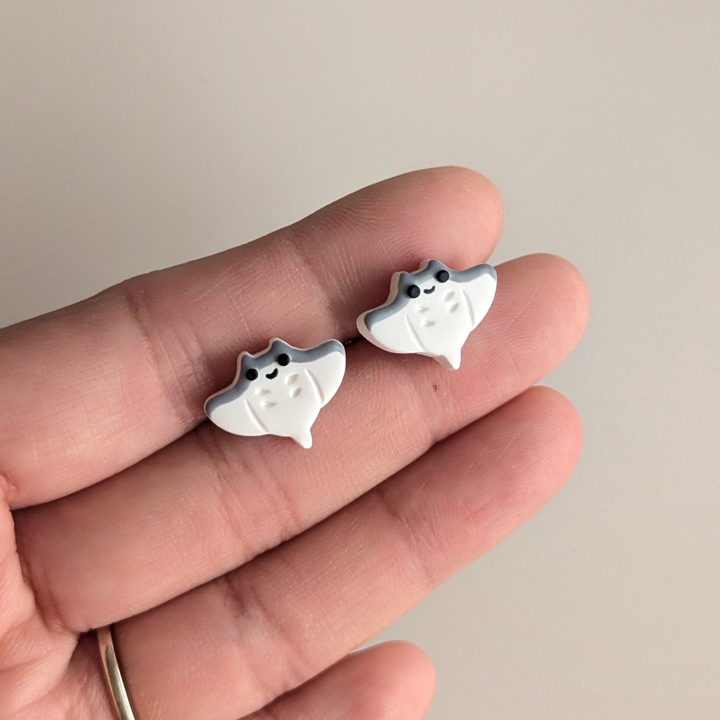 Mini Stingray Earrings (Dangle + Studs)