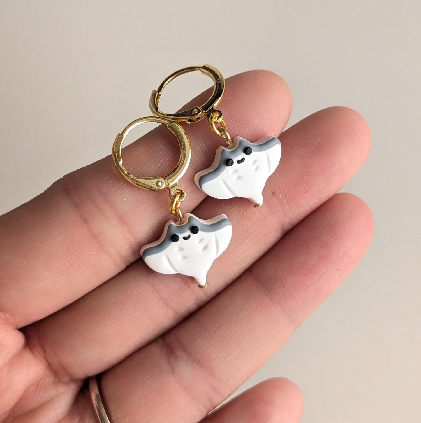 Mini Stingray Earrings (Dangle + Studs)