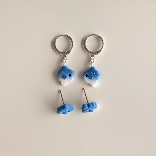 Mini Sunfish Earrings (Dangle + Studs)