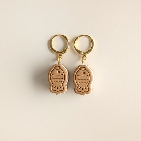 Taiyaki Ice Cream Sandwich Earrings