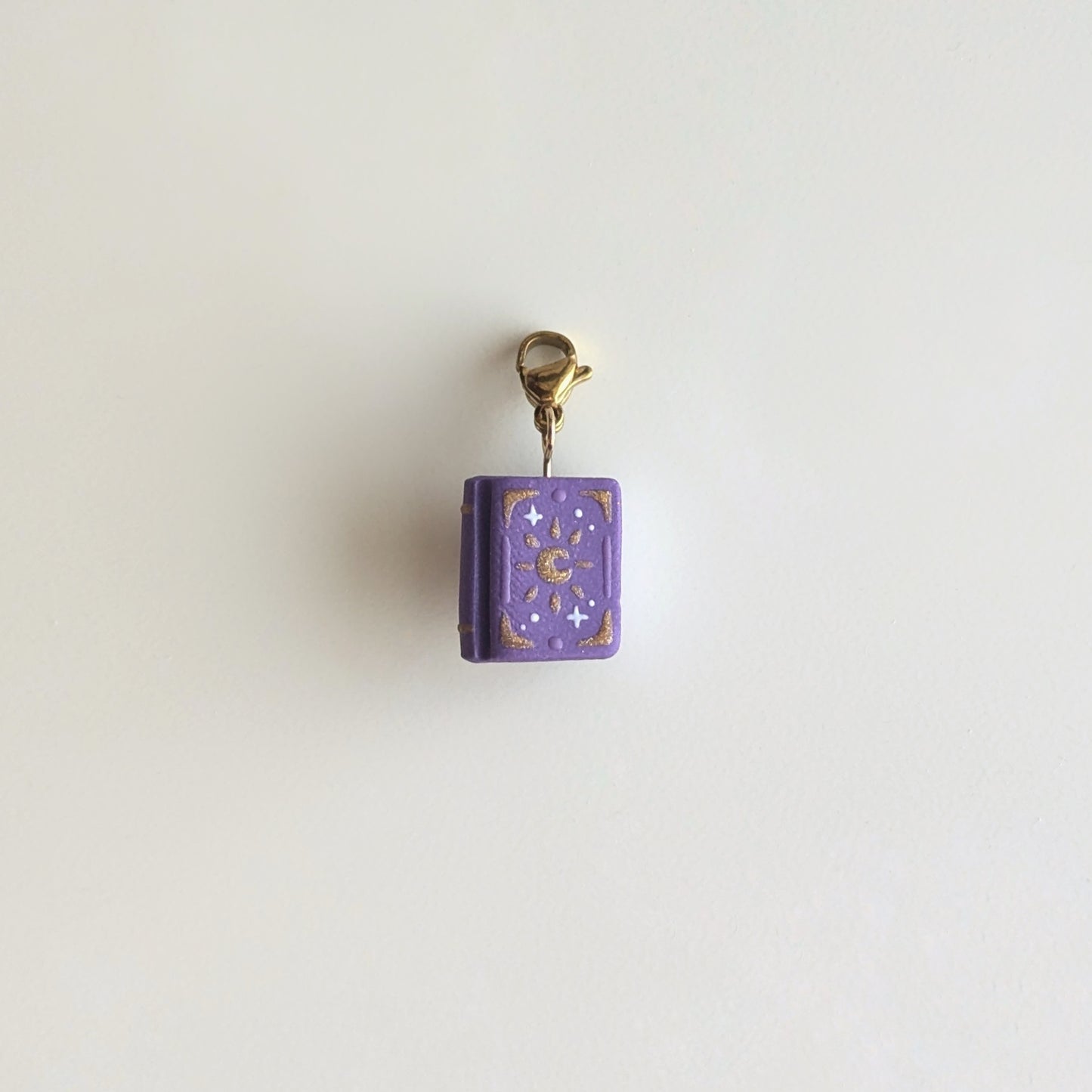 Purple Celestial Book Charm