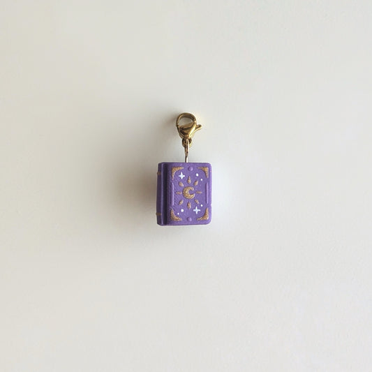 Purple Celestial Book Charm
