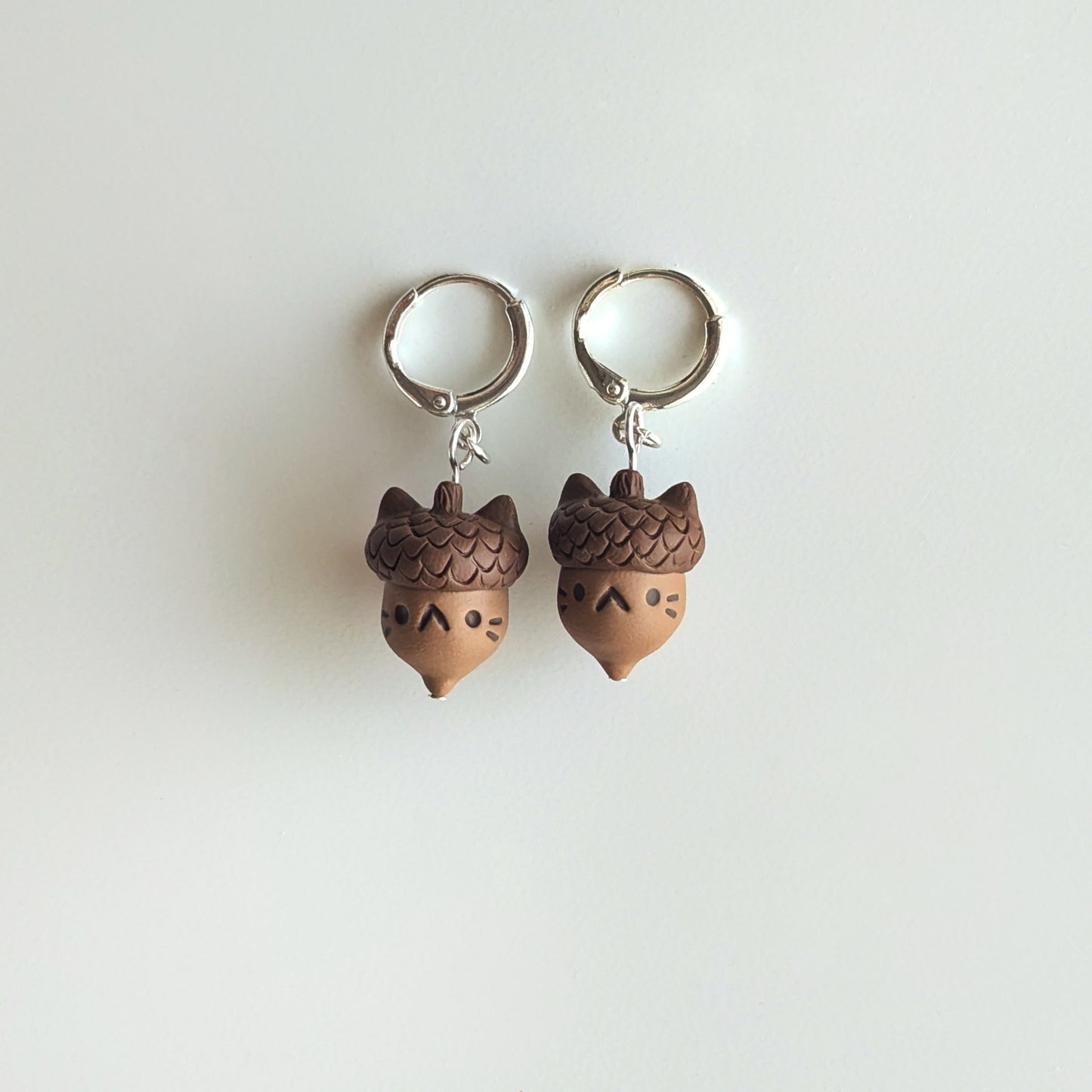 Acorn Cat Earrings