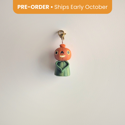 PRE-ORDER • Pumpkin Guy Charm
