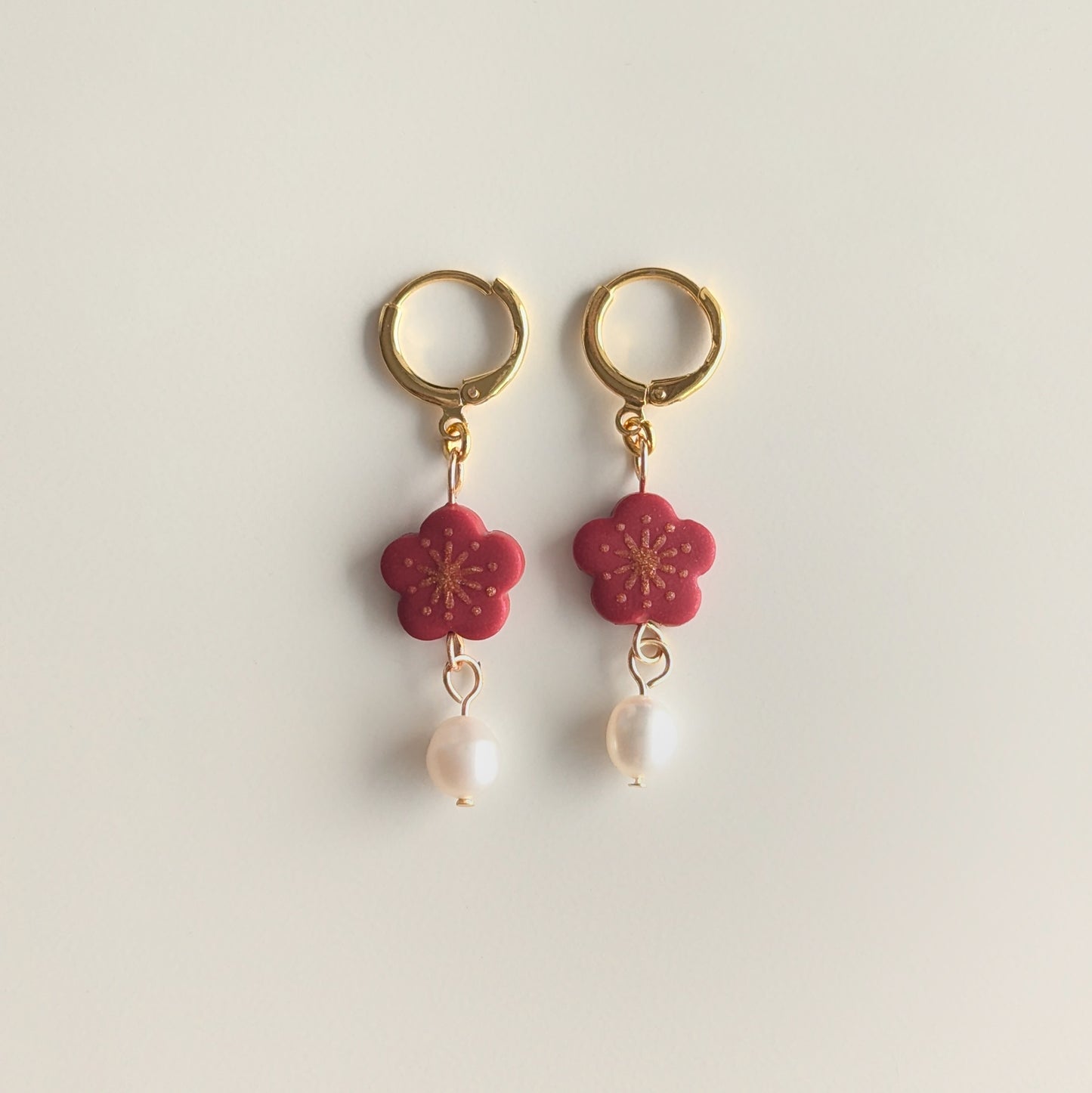 Flower & Pearl Earrings