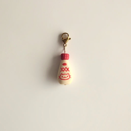Meow Mayo Bottle Charm