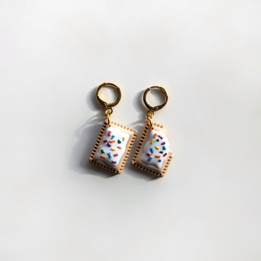 Confetti Toaster Pastry Earrings