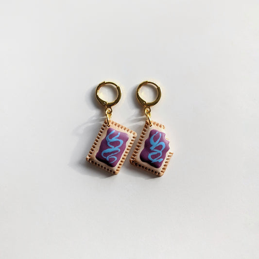 Berry Toaster Pastry Earrings